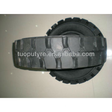 Pneumatic Shaped 6.50-10 Solid Tire for Forklift Truck, Hyster Forklift Solid Tire